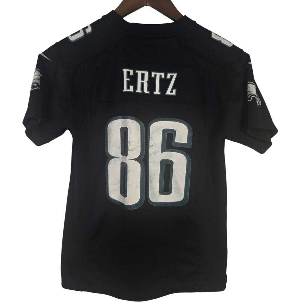 Nike Philadelphia Eagles Zach Ertz #86 Youth M 10-12 Black NFL Jersey - Picture 2 of 5